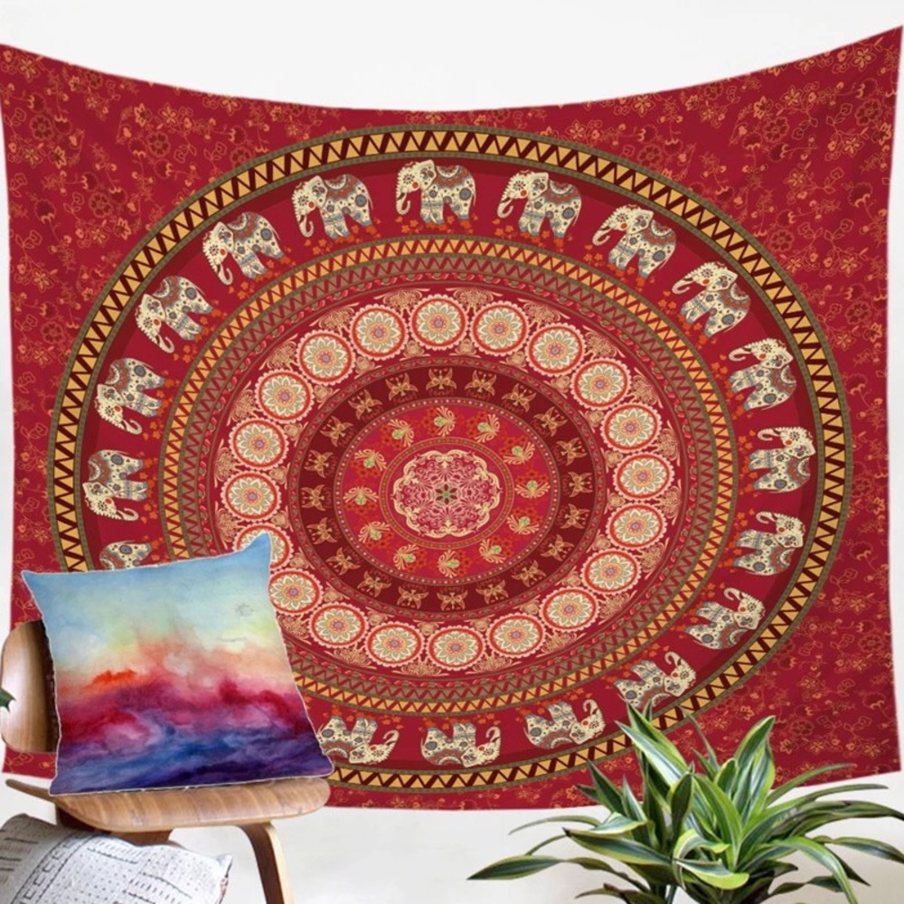 NWOT Boho elephant tapestry 🐘